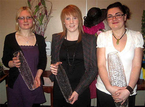 Winners of the 'Group 15' floristry competition 