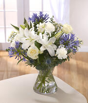 Blue flower bouquet