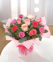 Pink flower bouquets
