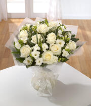 White flower bouquets