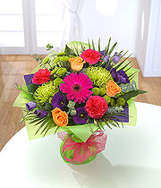 Colourful flower bouquets